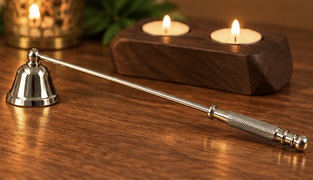 Hosszú nyelű gyertyaoltó – elegáns gyertyakoppintó - Image 2