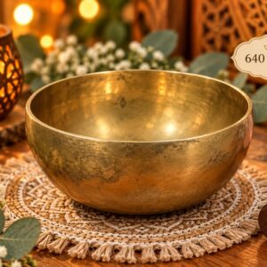 Kézzel kalapált tibeti hangtál – 640 gramm